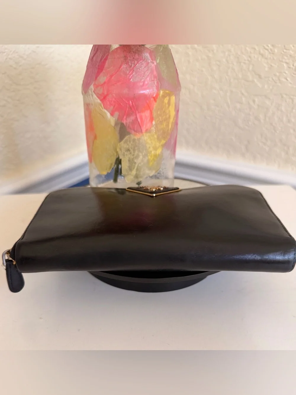 🥂HP🥂 Prada Black Zip Around Leather Wallet - Picture 8 of 14